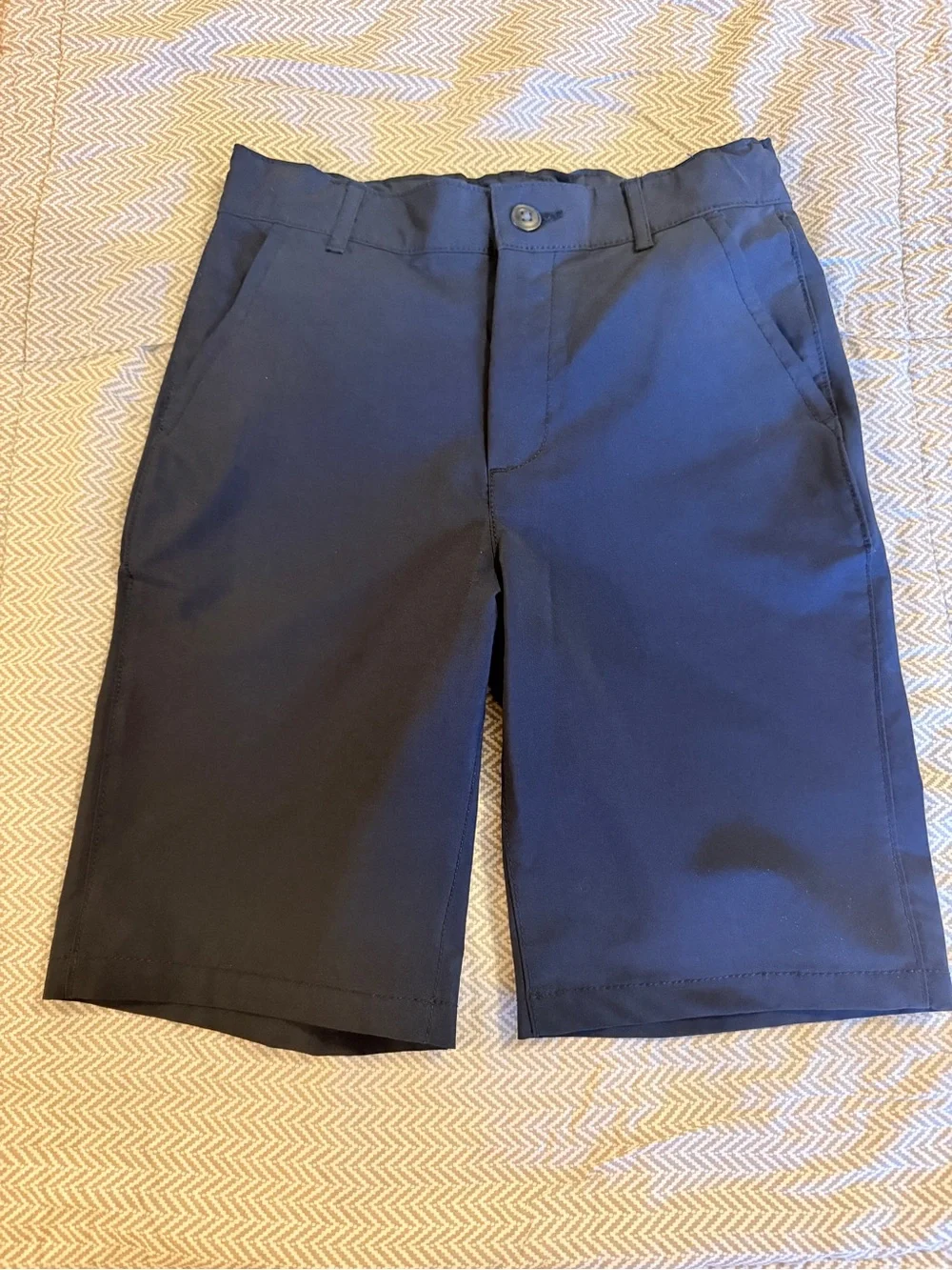The Children’s Place Boys Navy Performance Uniform Shorts
